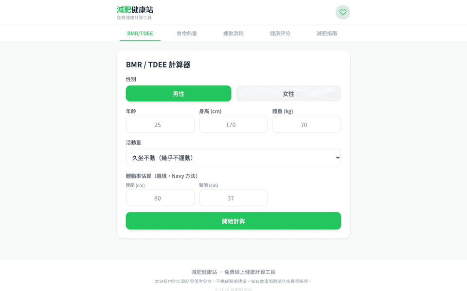 減肥健康站